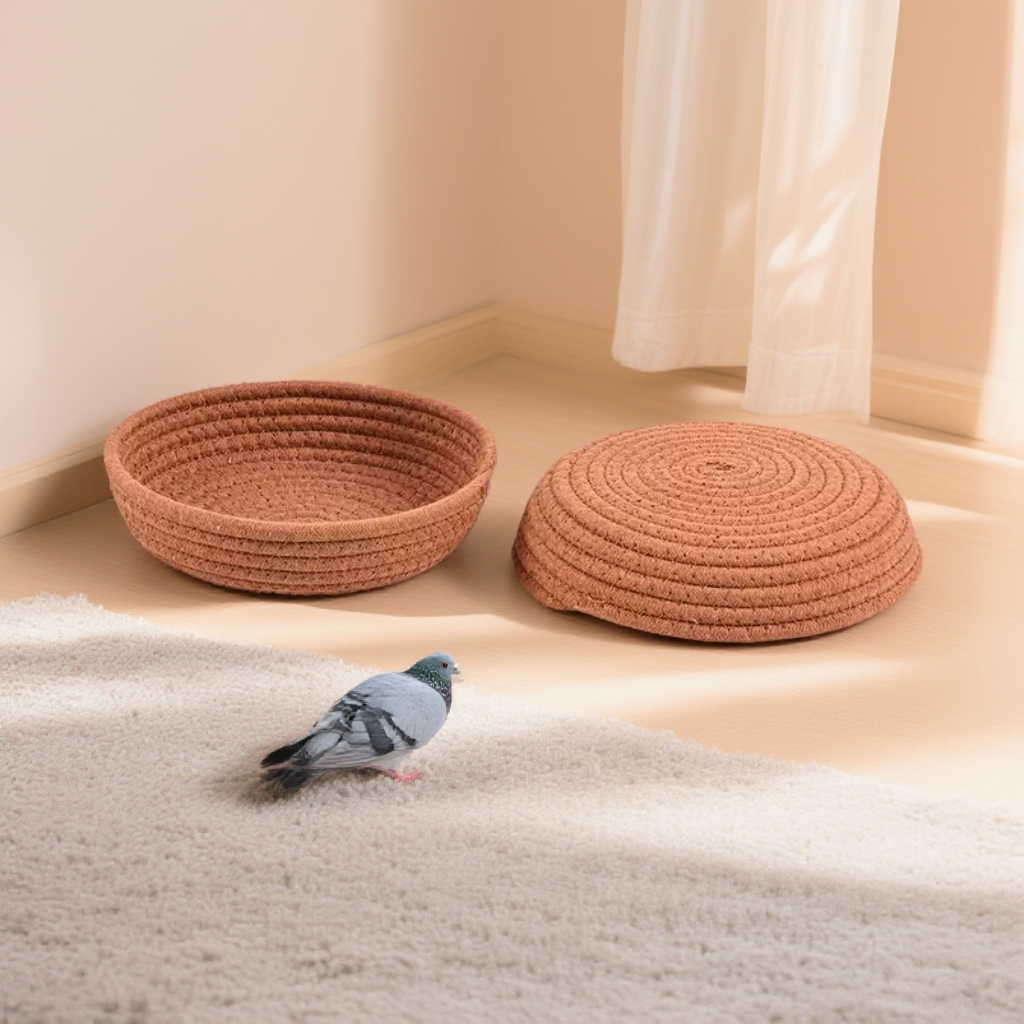 棉线鸽子窝手工编织四季通用保温鸽巢信鸽赛鸽下蛋窝立式猫抓板