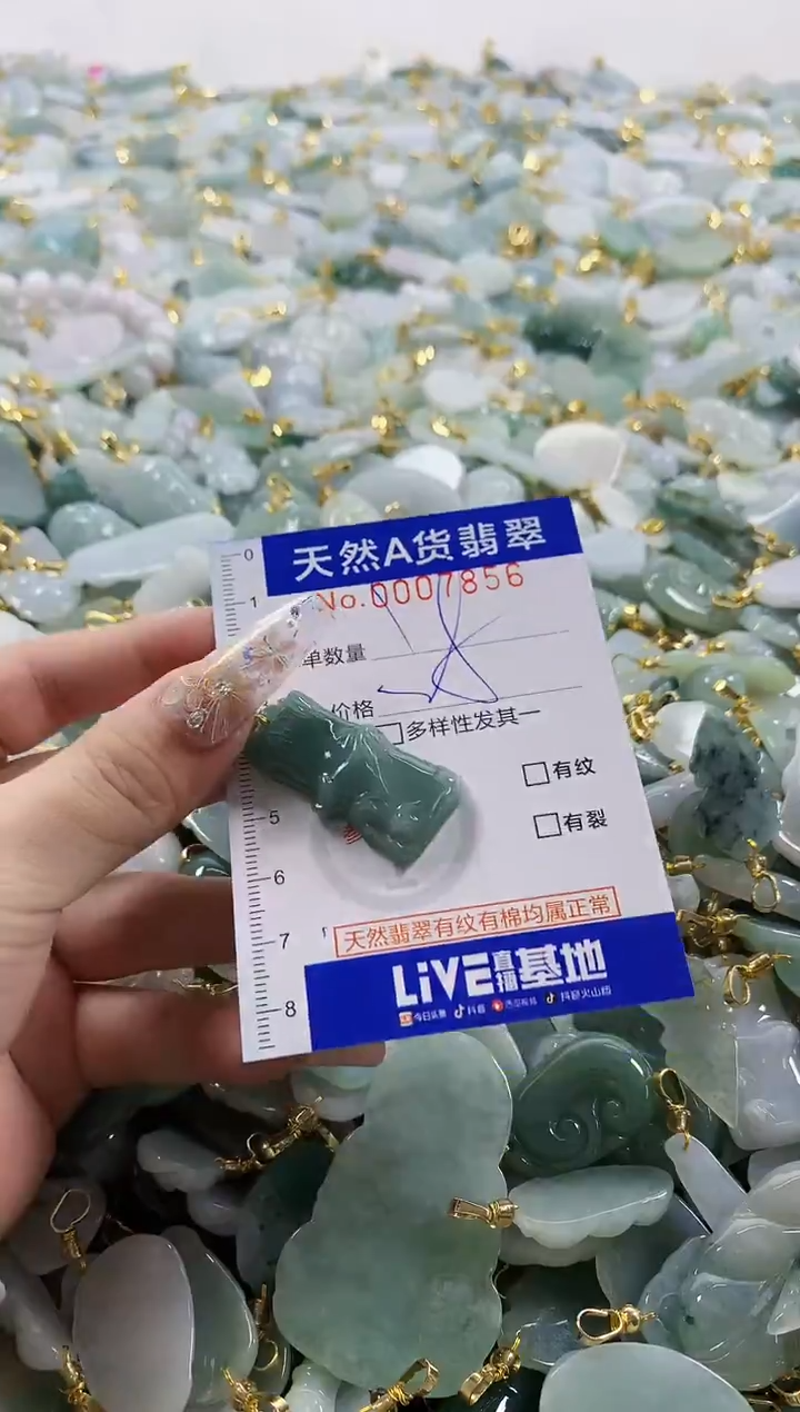 颈饰未镶嵌翡翠天然A货翡翠