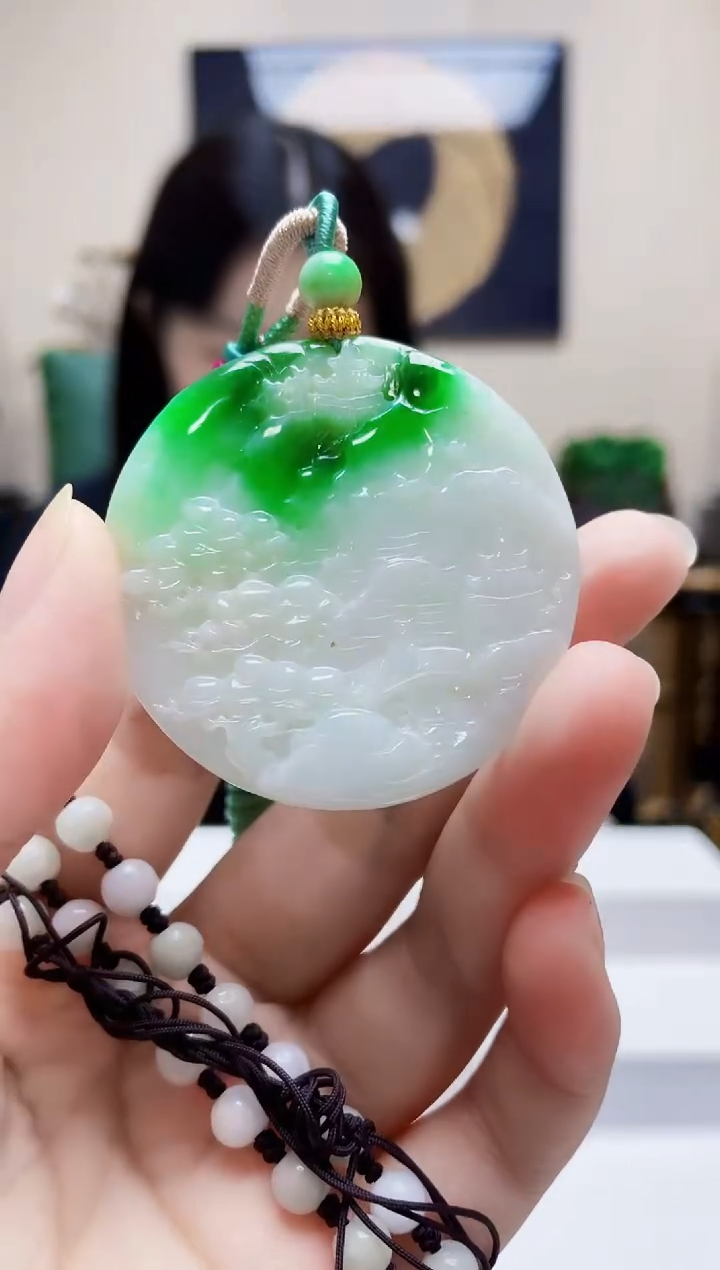 未镶嵌定制翡翠吊坠170