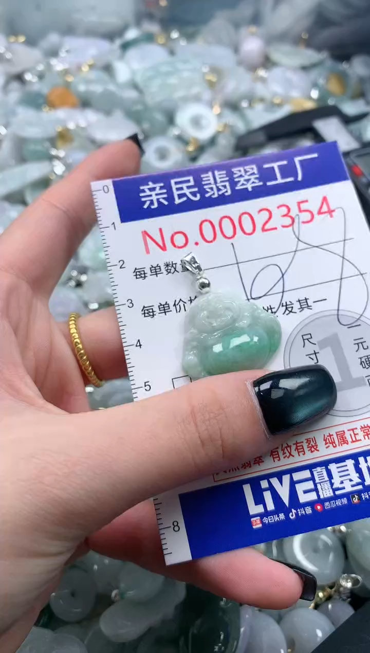 翡翠未镶嵌吊坠(不含链)2354