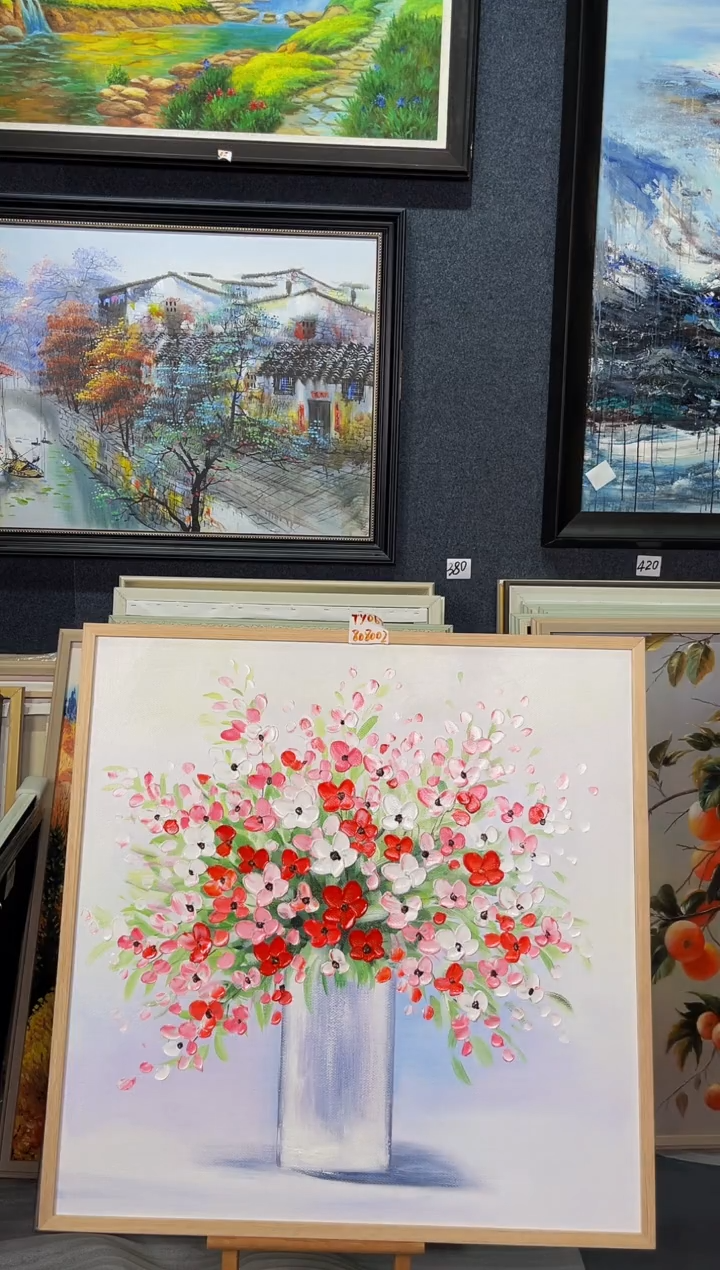 【闪购商品】油画69号 80*80 花卉-手绘油画