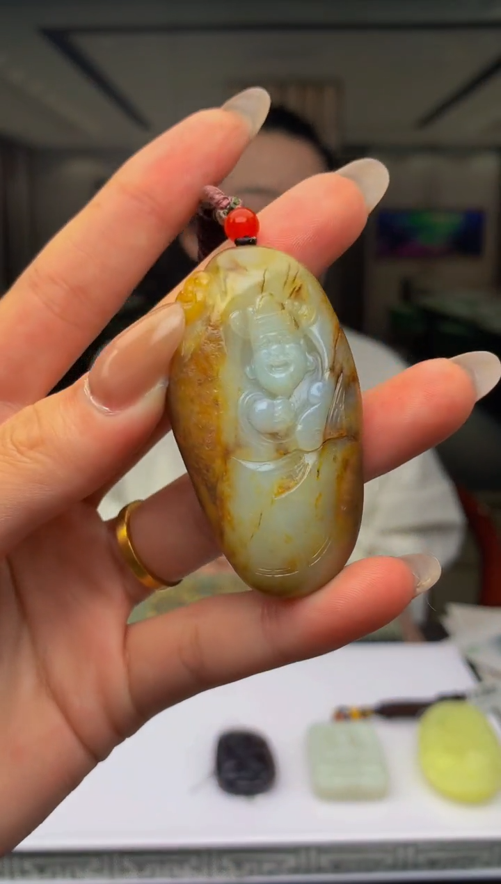 【闪购商品】定制和田玉Boss阳天然和田玉（拍一发一）