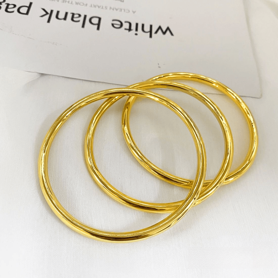 足银手镯 足银亮面素圈经典时尚百搭款式过节送女友亲友首选