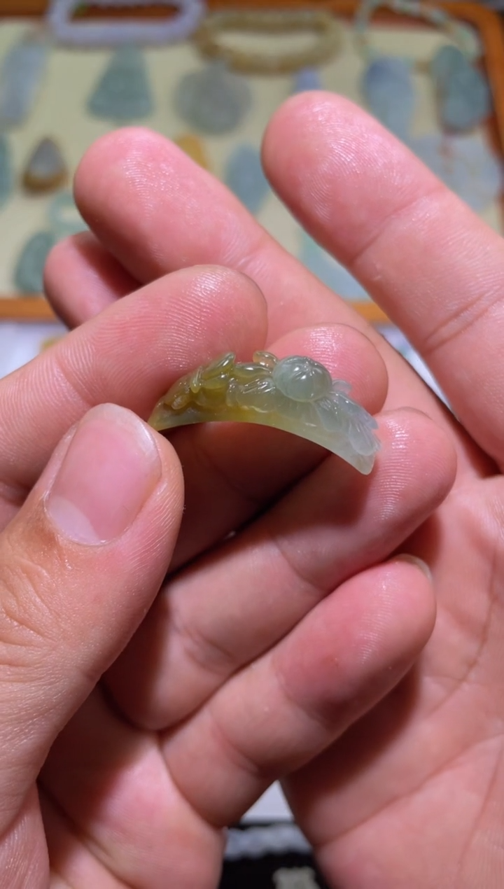 【闪购商品】定制翡翠未镶嵌手牌
