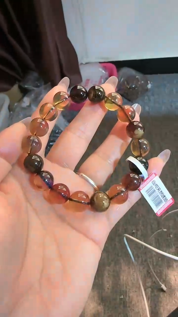 【闪购商品】未镶嵌琥珀手链规格11多宝手串#99