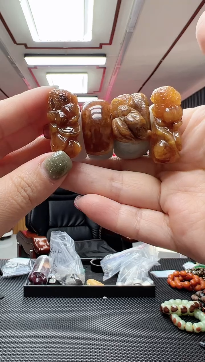 【闪购商品】翡翠戒指未镶嵌黄扳指/多样性发货其中发一