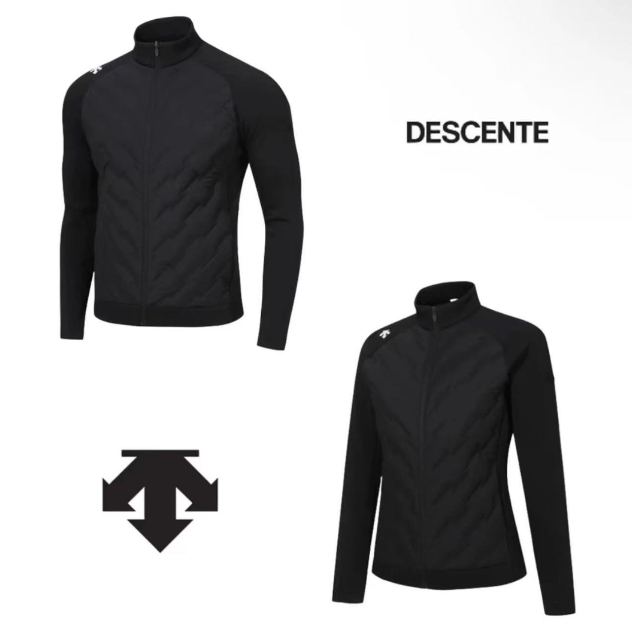 DESCENTE/迪桑特【断码福利】安心同款男女同款运动拼接轻量羽绒服