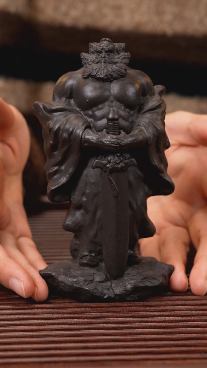 【闪购商品】紫砂茶宠紫砂钟馗