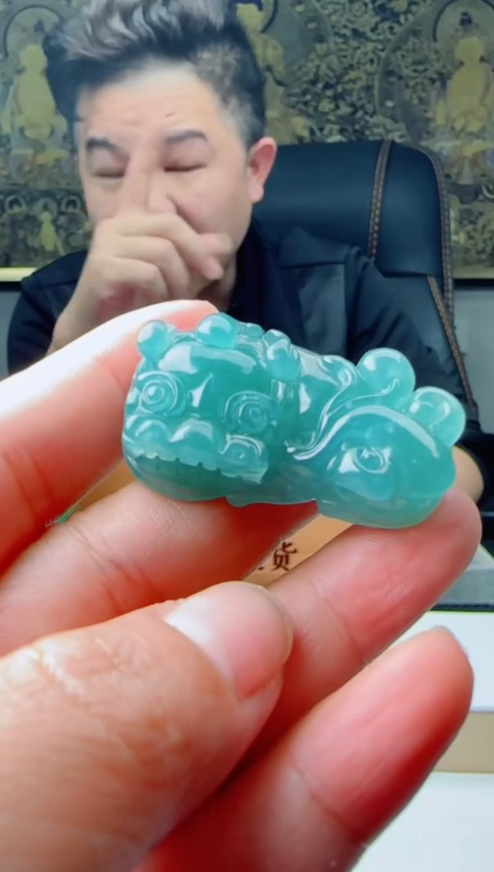 【闪购商品】翡翠颈饰未镶嵌貔貅