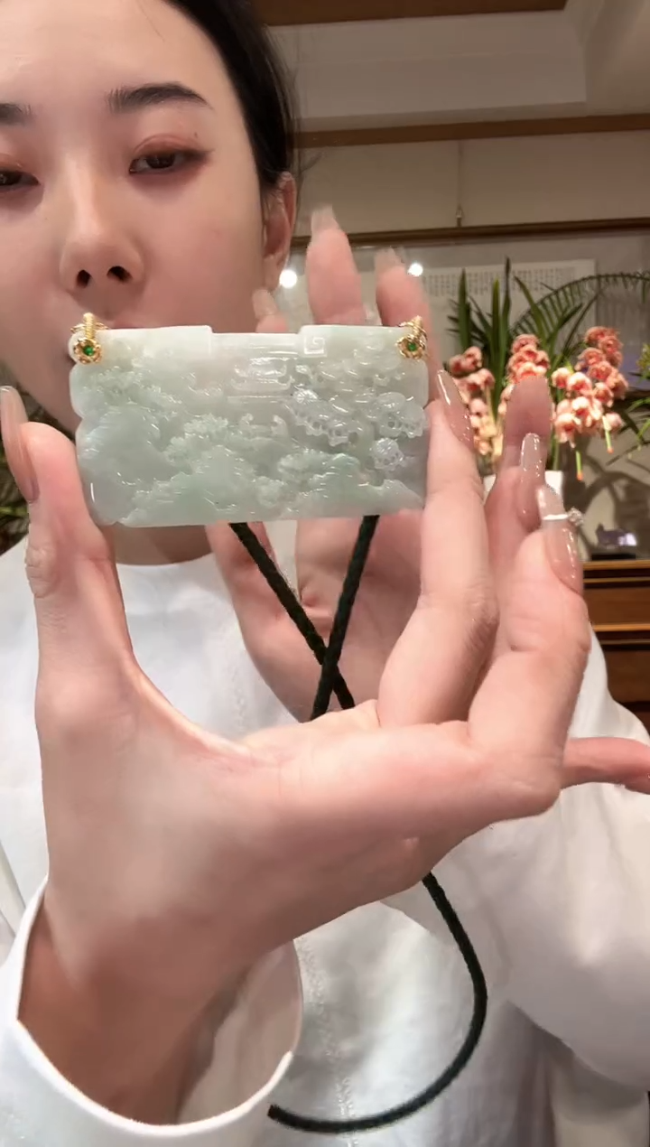 【闪购商品】翡翠颈饰未镶嵌国风