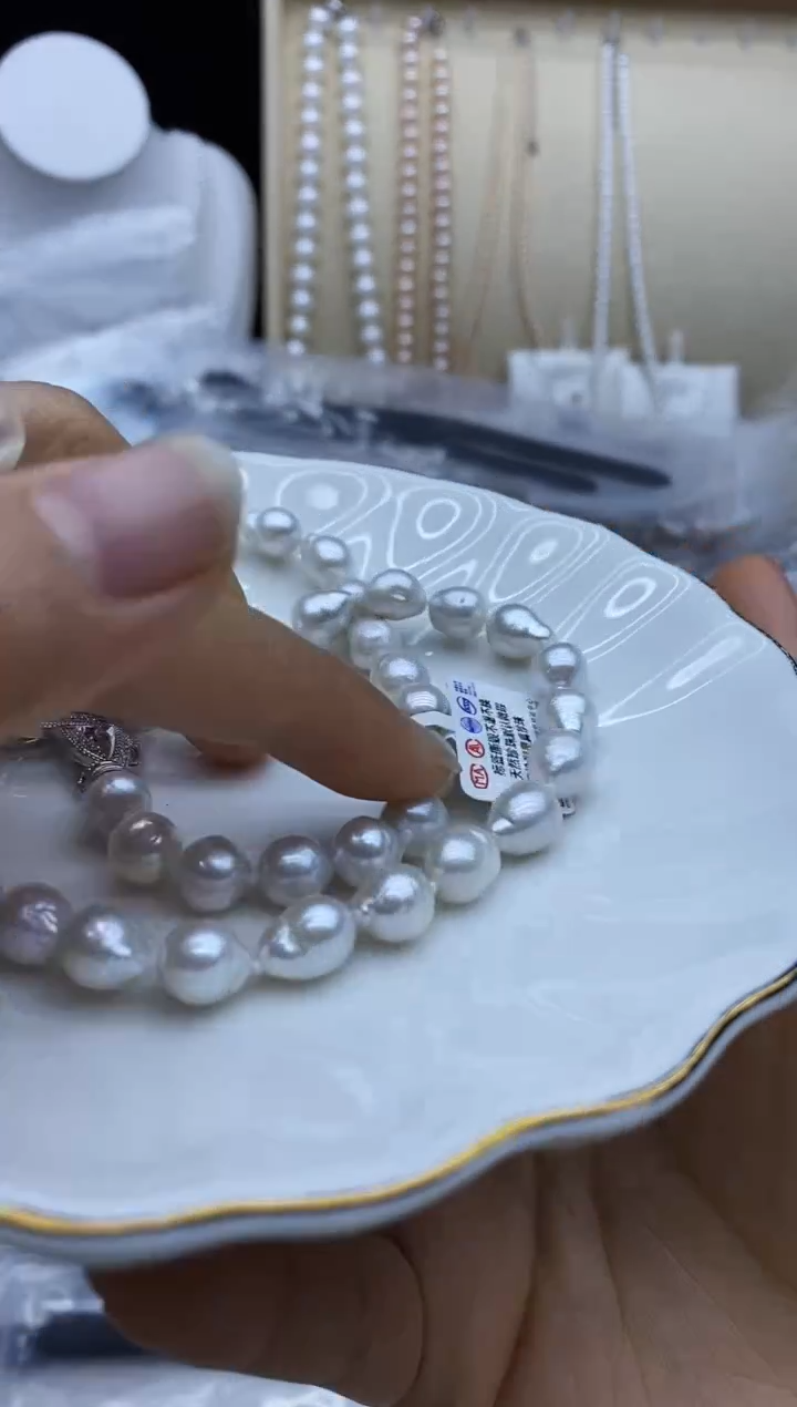 项链未镶嵌淡水珍珠项链
