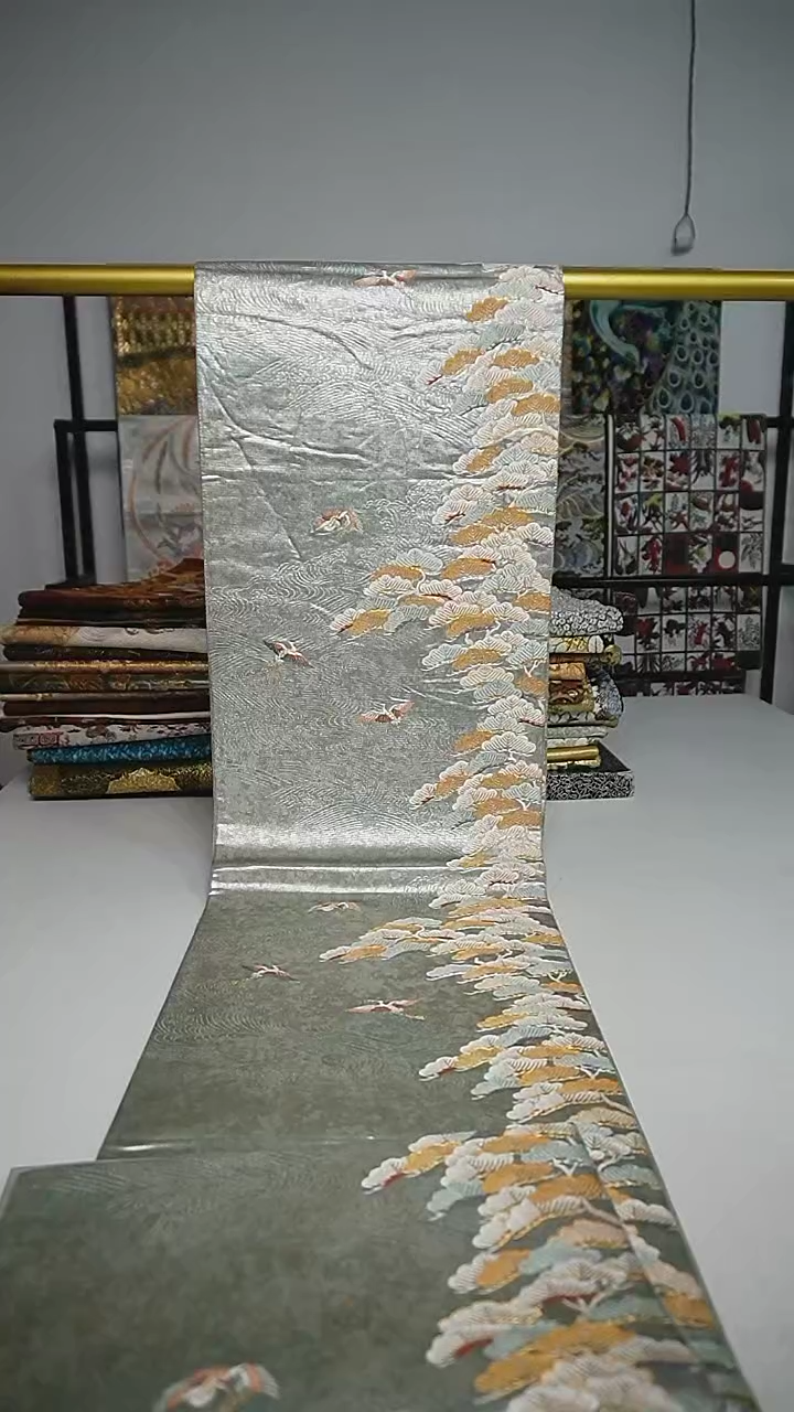 【闪购商品】织绣15 六通仙鹤松树