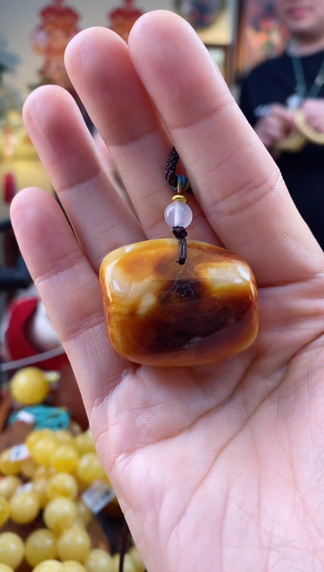 【闪购商品】琥珀颈饰未镶嵌吊坠（不打折）