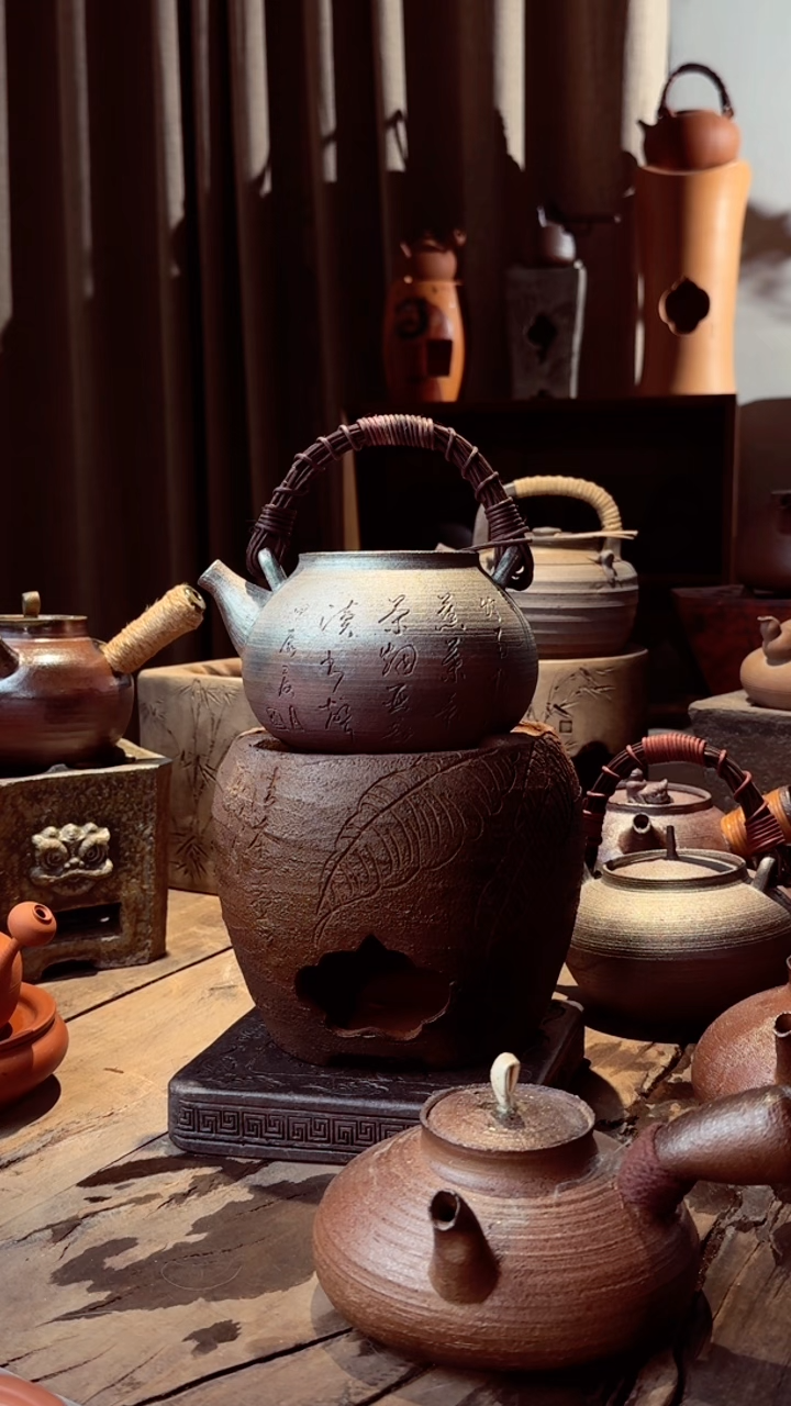 【闪购商品】壶一步到位刻字提梁加雕刻炉叭叭叭