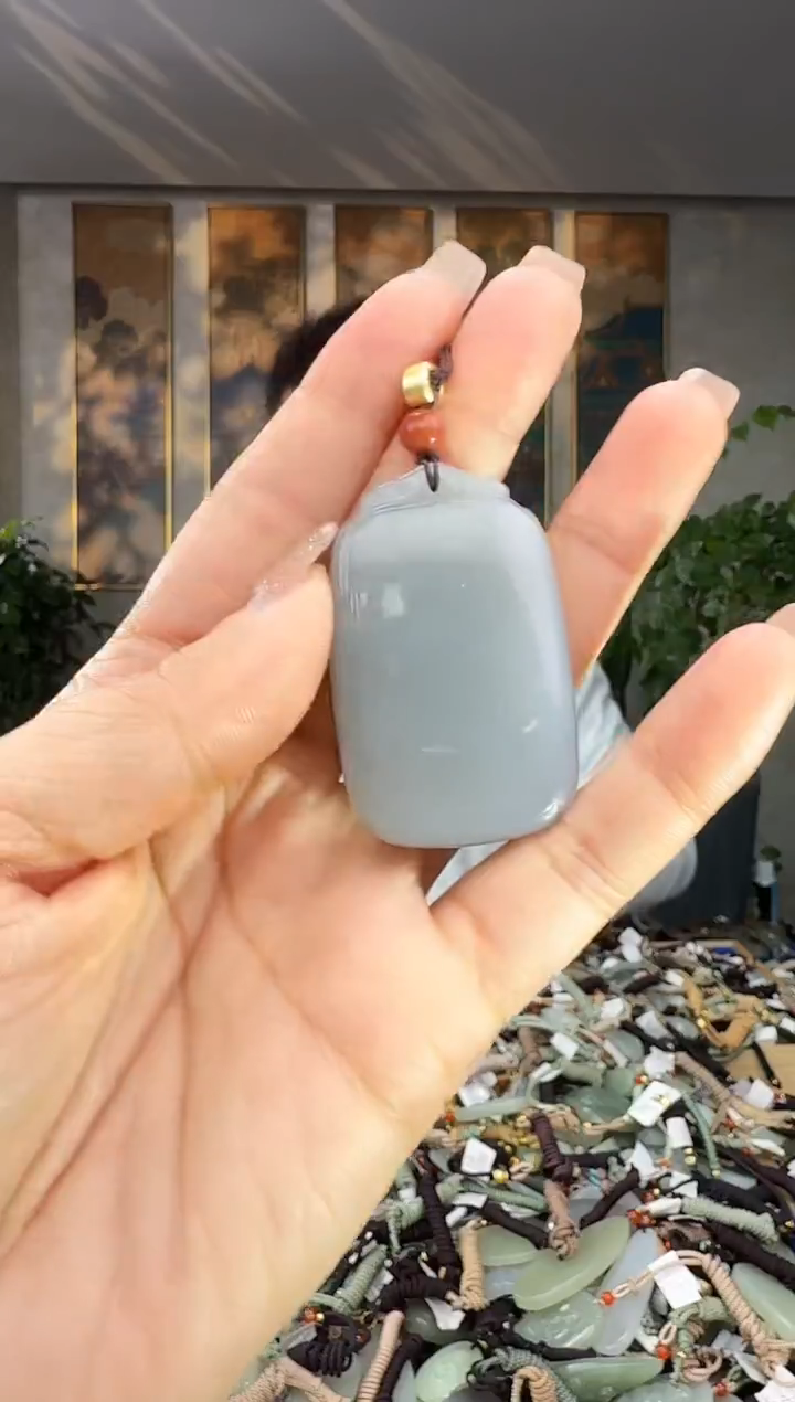颈饰未镶嵌和田玉拍一发一多样性发货