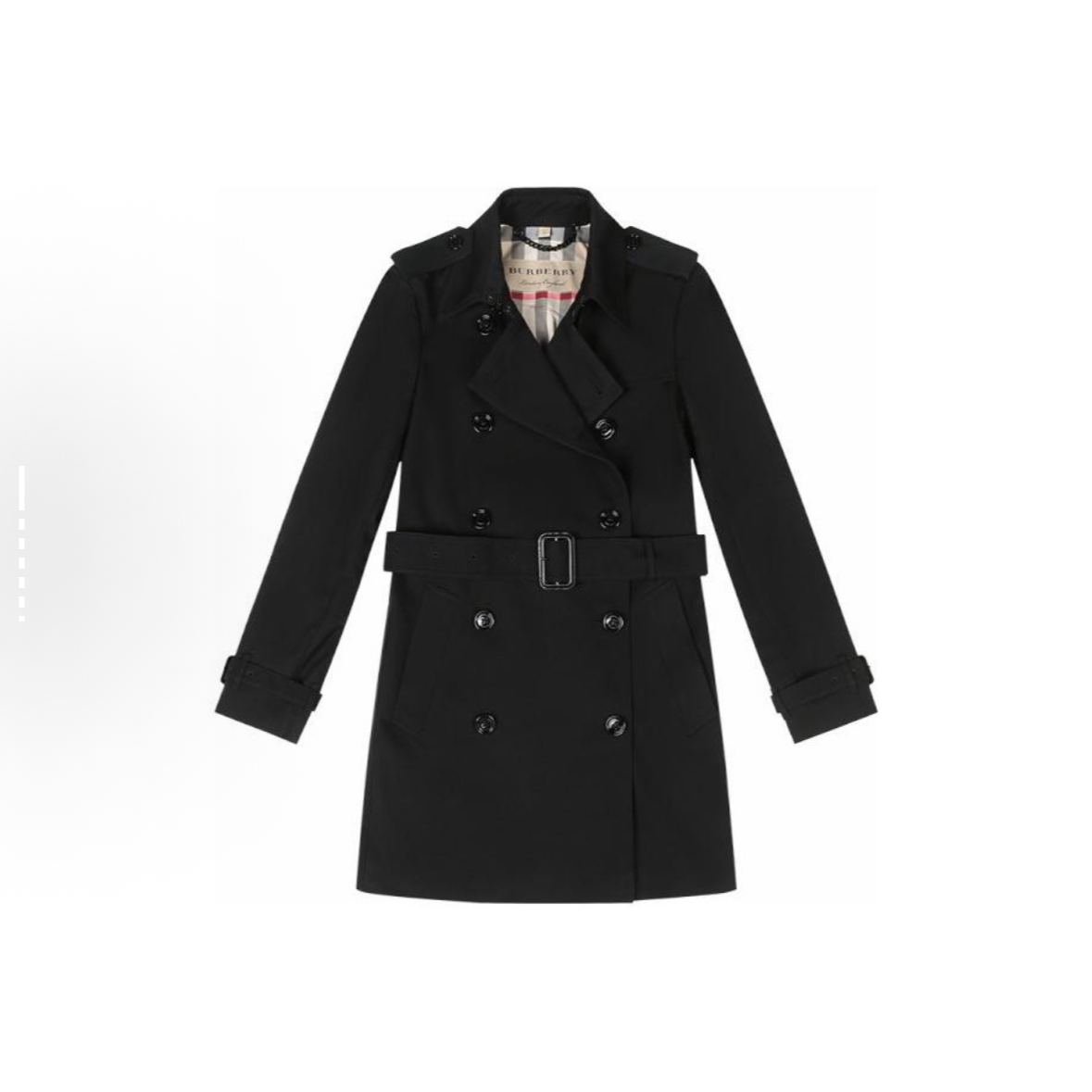 99新 BURBERRY/博柏利 【lu】风衣 黑色 美国码0P231621584