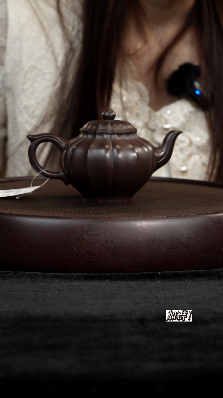 茶壶紫砂黑墩头笑樱230cc