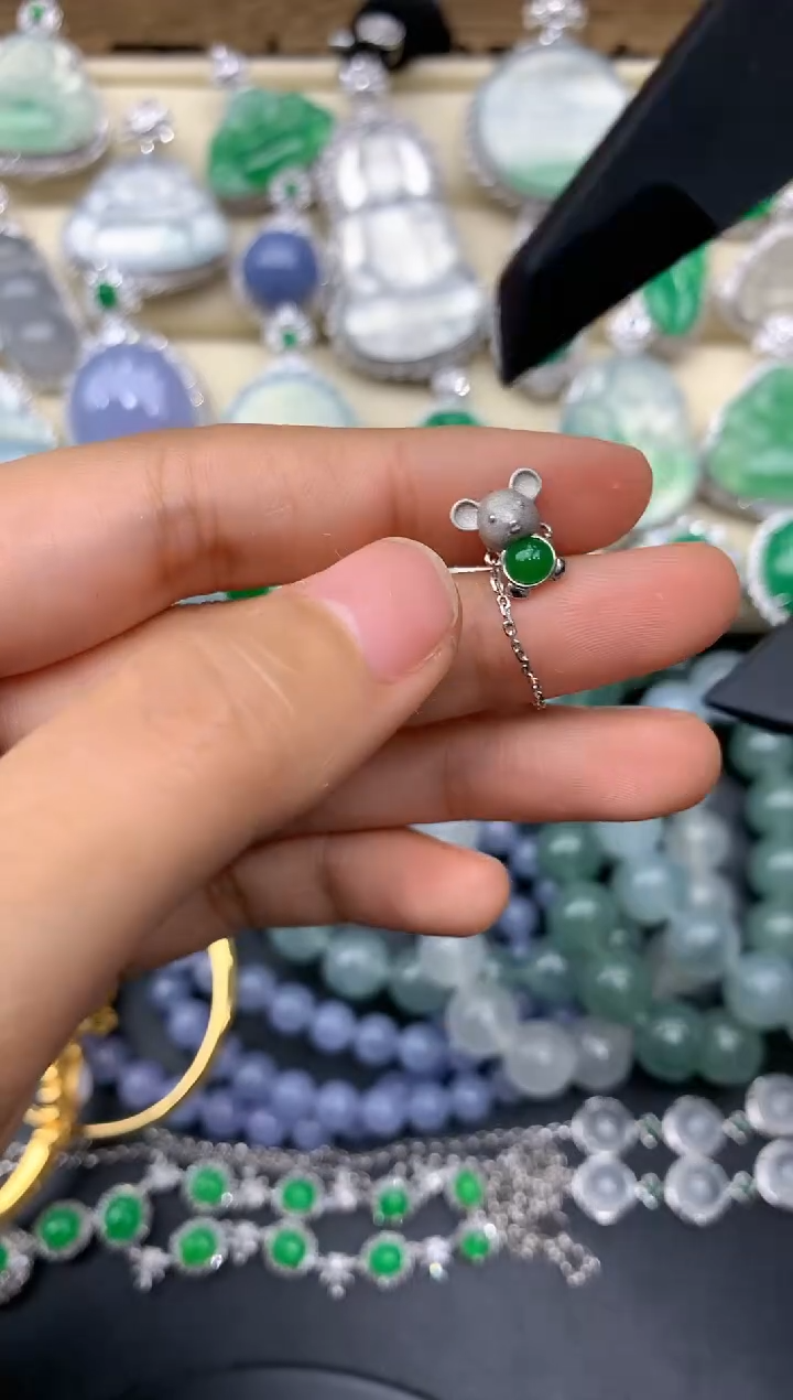 【闪购商品】翡翠戒指18K金镶嵌118-中国好珍宝