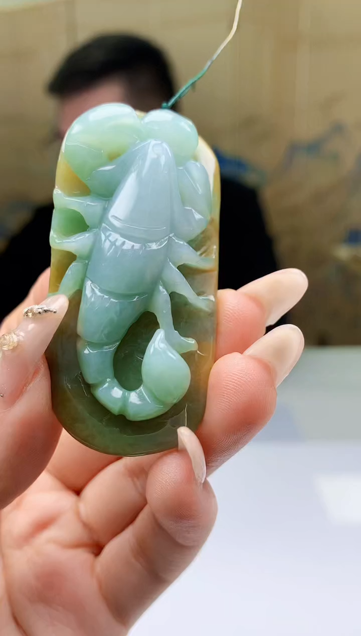 【闪购商品】定制翡翠未镶嵌5152ty-毛货挂件16