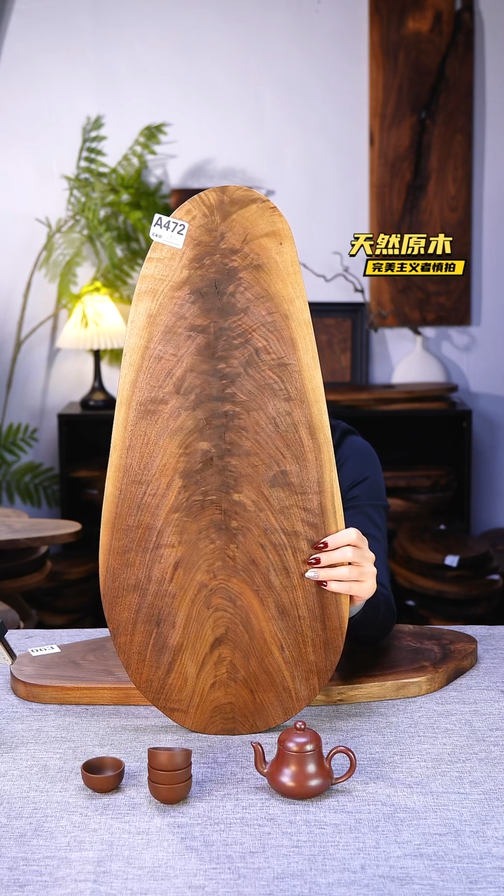 木北美黑胡桃原木.干裂疤结不属于商品质量问题完美主义者慎拍