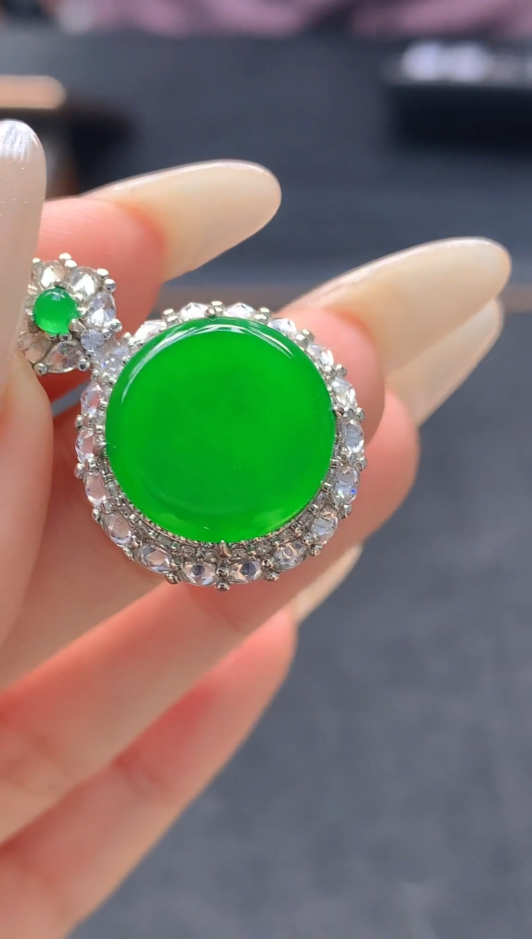 未镶嵌挂件翡翠天然翡翠A货