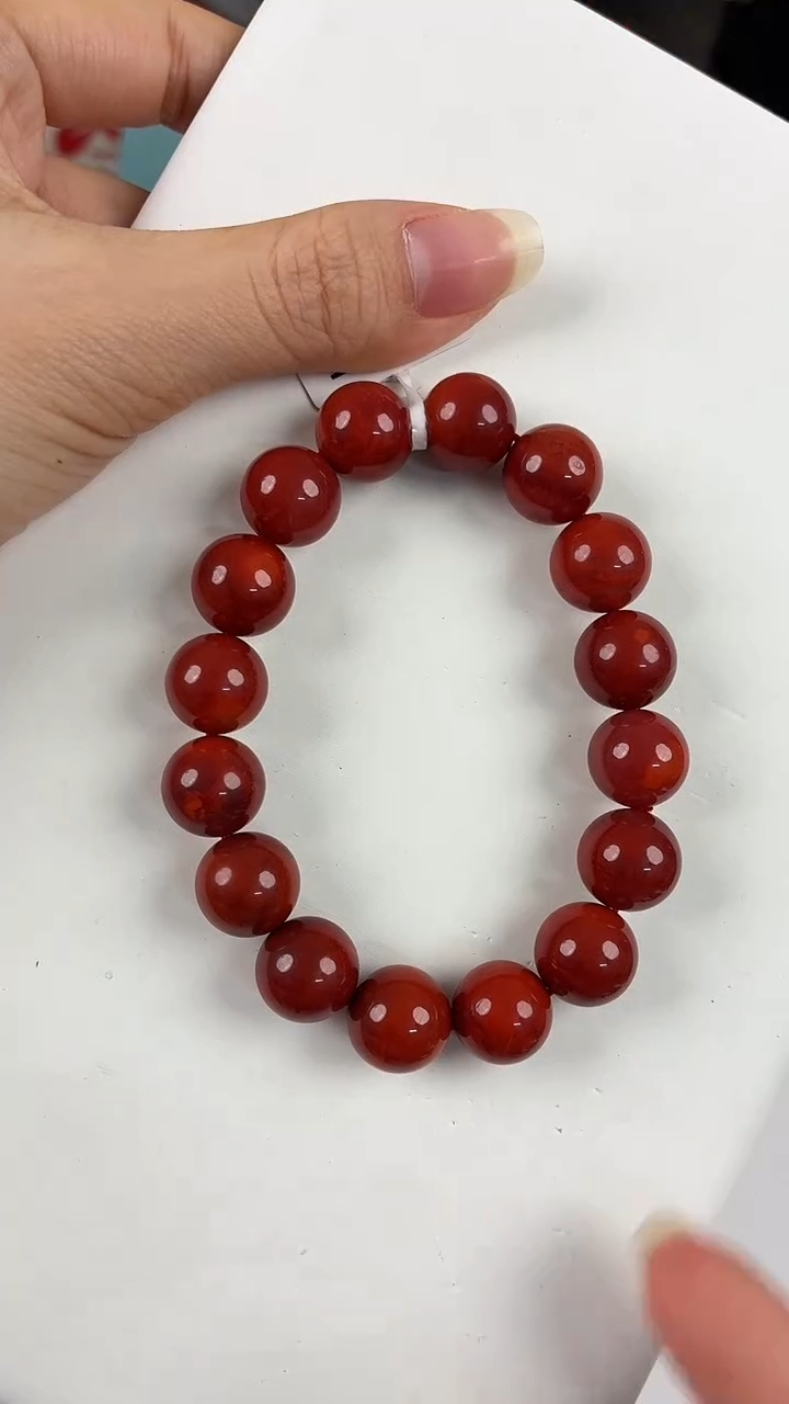 未镶嵌瓦西clz手串13+南红玛瑙（多样式发其一）