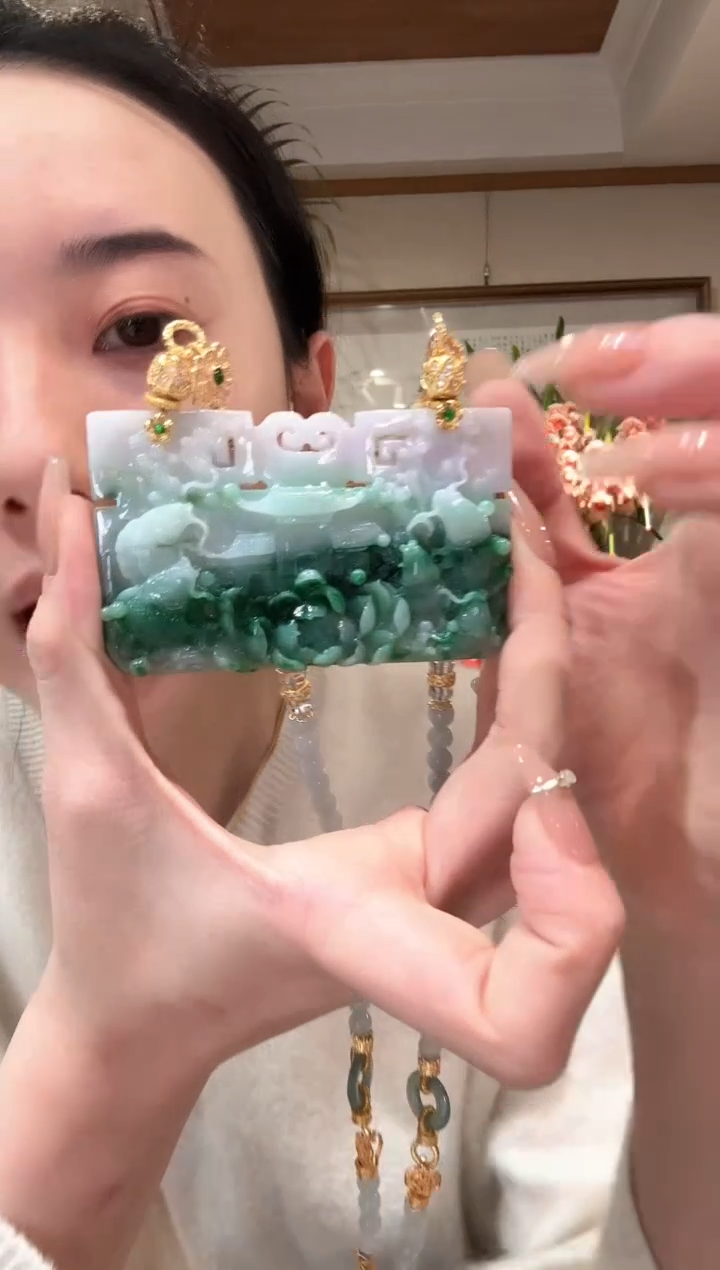 【闪购商品】翡翠颈饰未镶嵌国风