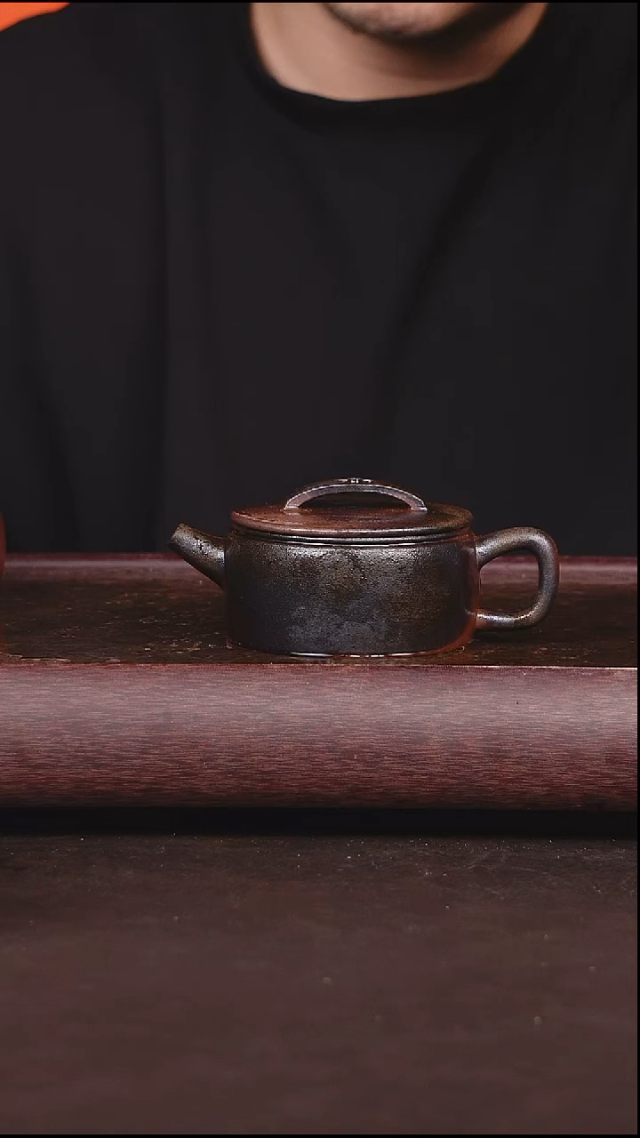 茶壶紫砂柴烧 汉瓦