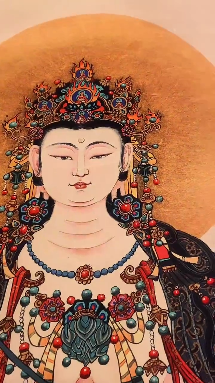 装裱画精美唐卡tk16162