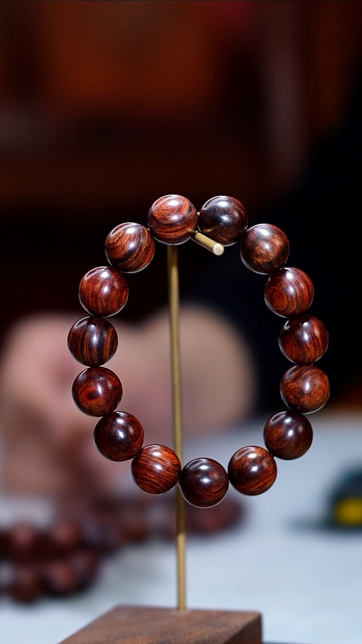 手串/手链黄花梨/降香黄檀海黄1.5*紫油梨单圈01011606