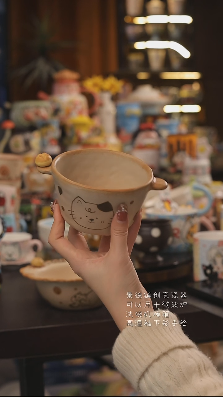 景德镇釉下彩绘设计师款式陶瓷