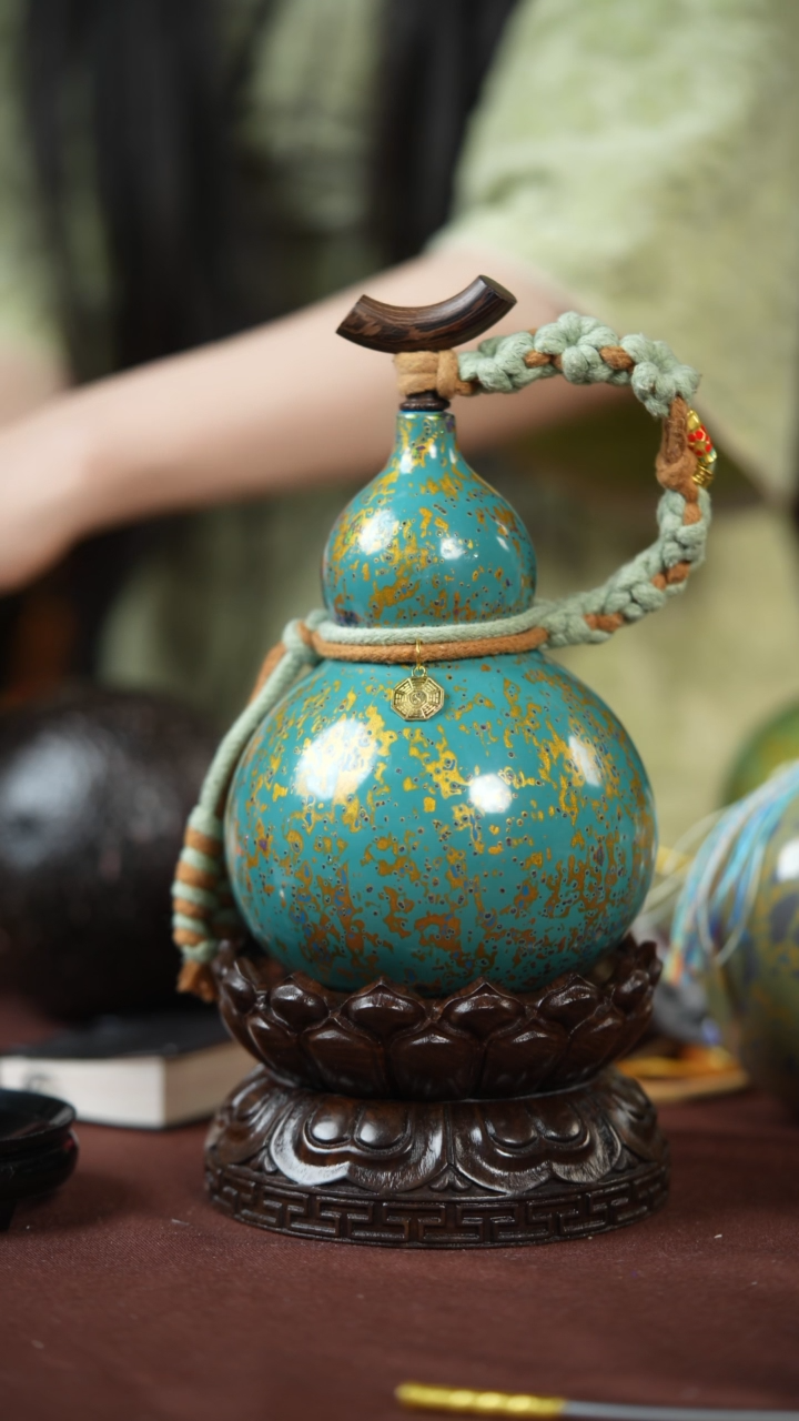 【闪购商品】219号300ml左右的非遗漆器酒葫芦