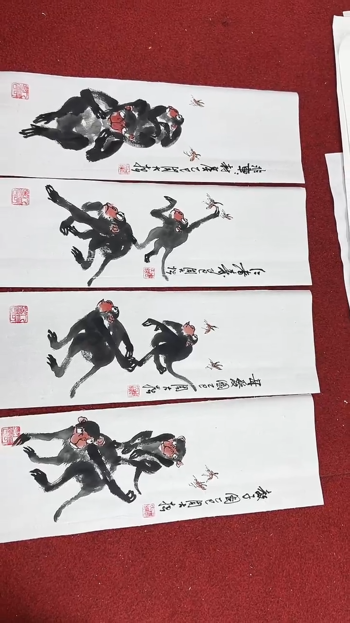 国画周大拙/国画/花鸟