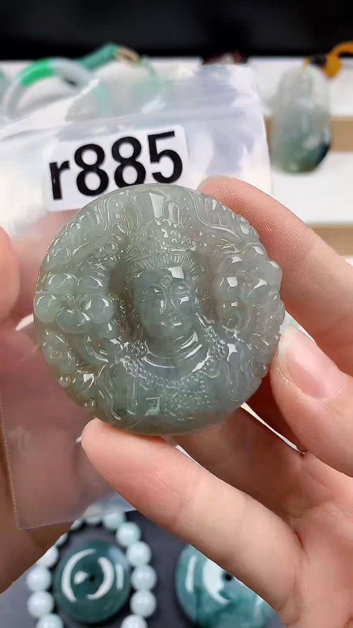 颈饰未镶嵌翡翠天然翡翠吊坠挂件