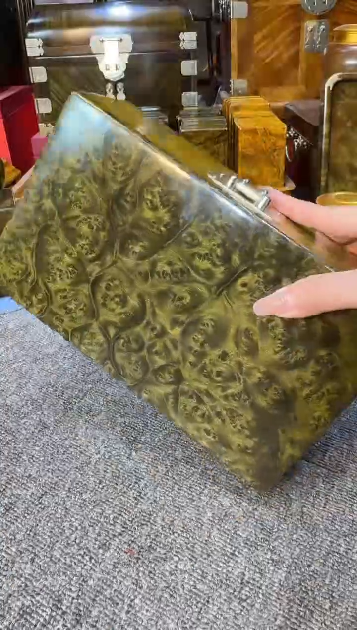 【闪购商品】乌木类成套家具精美阴沉乌木首饰盒Y5