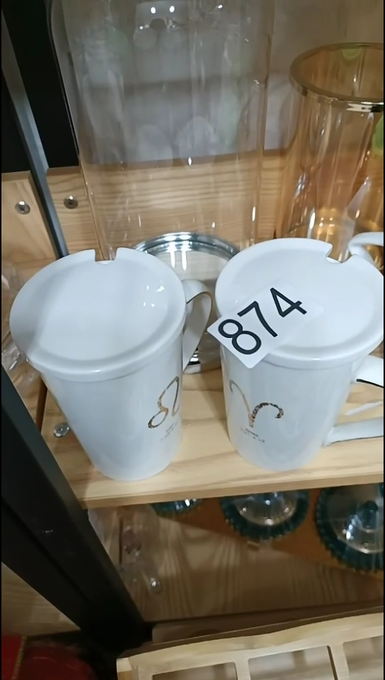 【闪购商品】瓷盖杯两个装
