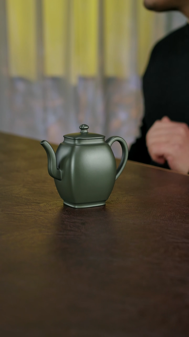 茶壶紫砂墨*染西明夫人高端紫砂壶