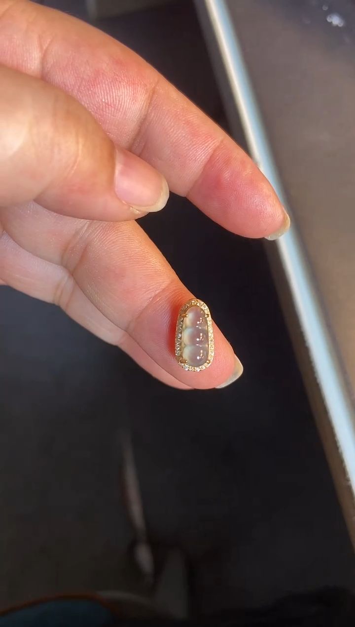吊坠(不含链)银S925镶嵌翡翠1