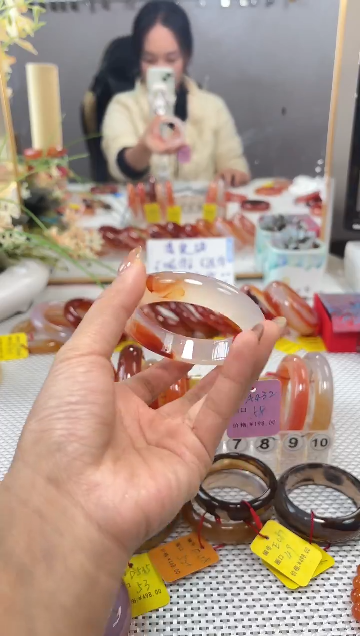 手镯玛瑙/玉髓未镶嵌晚*432