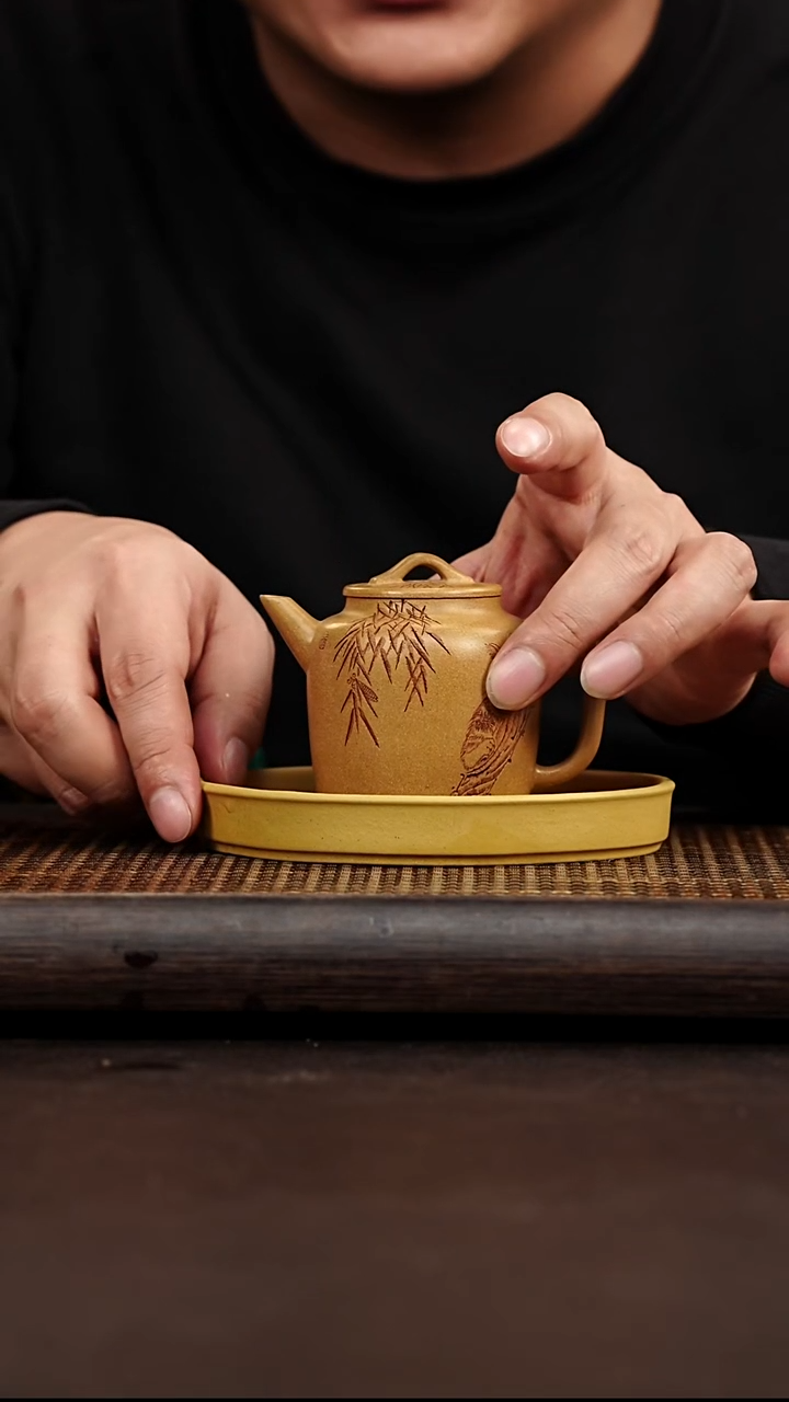 紫砂茶案宜兴悦茗壶紫砂  