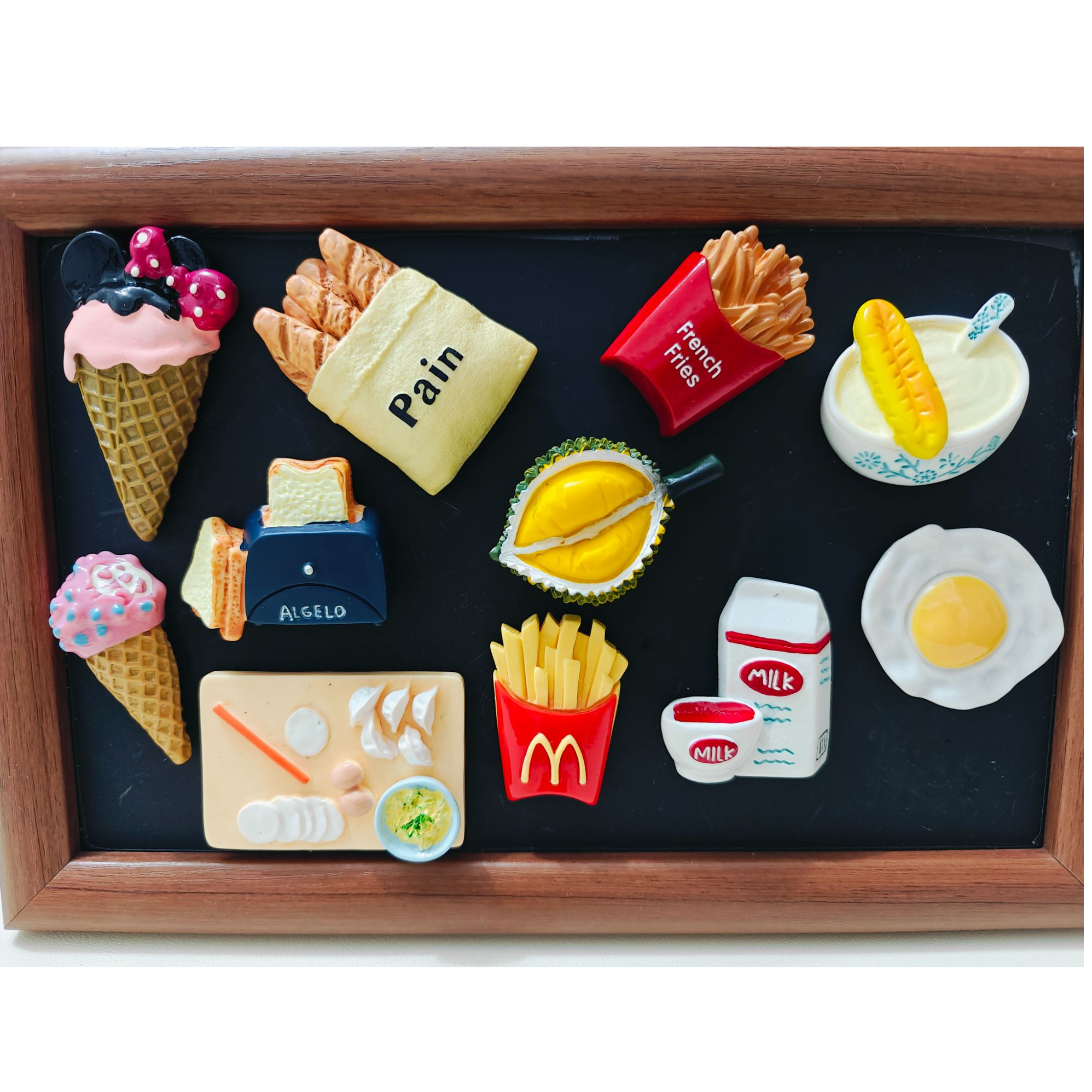 【直播现拆】3D立体真美食蔬菜网红冰箱贴个性创意可爱磁性装饰贴