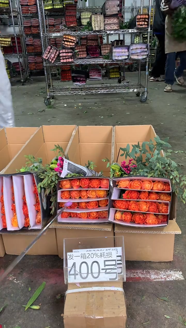 400号♥中通含20%耗损发一箱鲜花