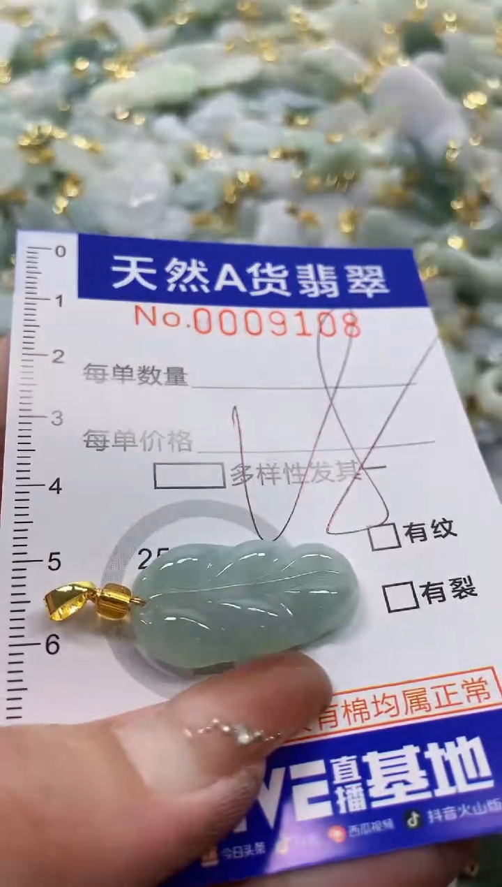 颈饰未镶嵌翡翠天然A货翡翠