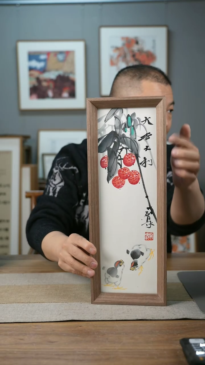 【闪购商品】书法协会会员老师带框作品-手书/绘同款作品