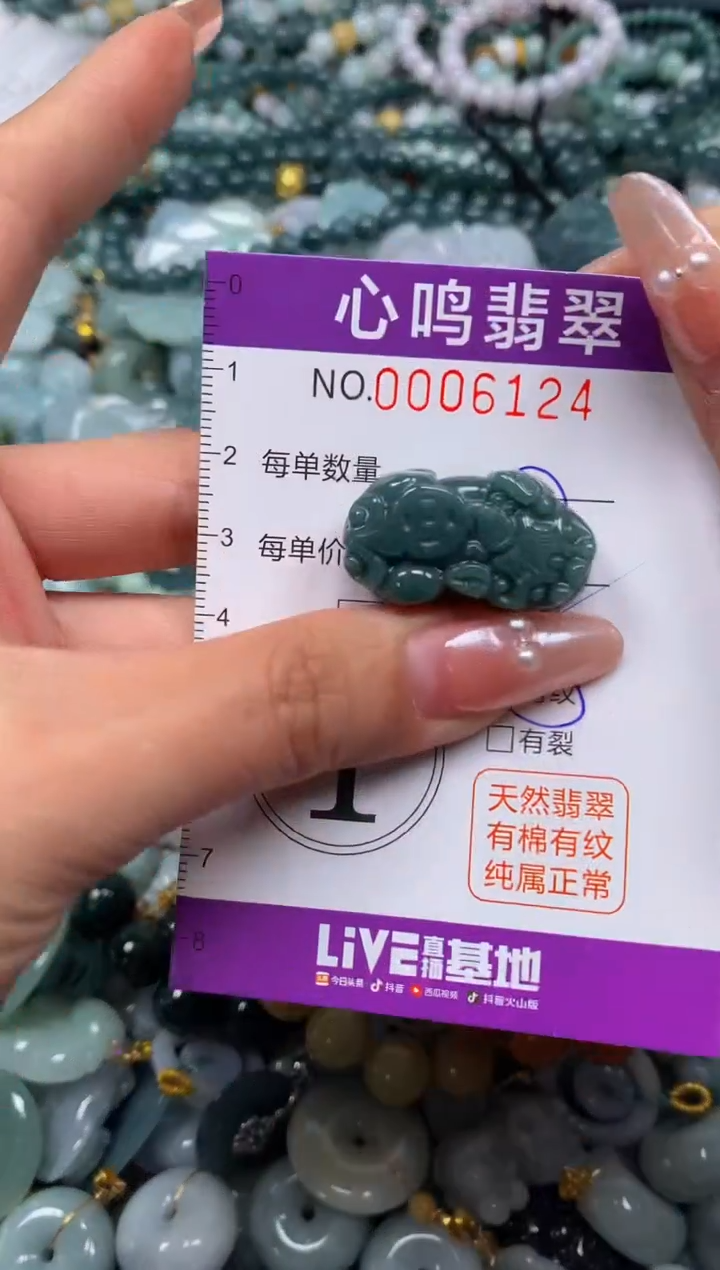 颈饰未镶嵌翡翠闪购006124