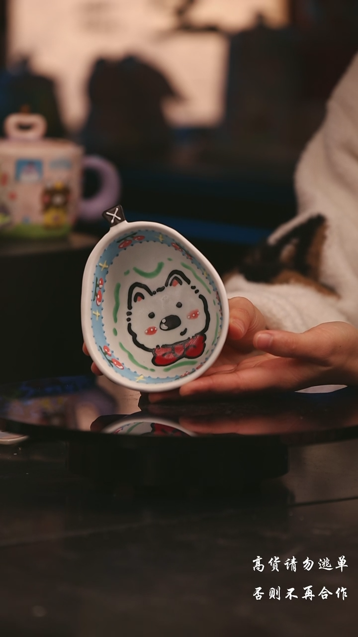 陶瓷587景德镇可爱设计师款陶瓷