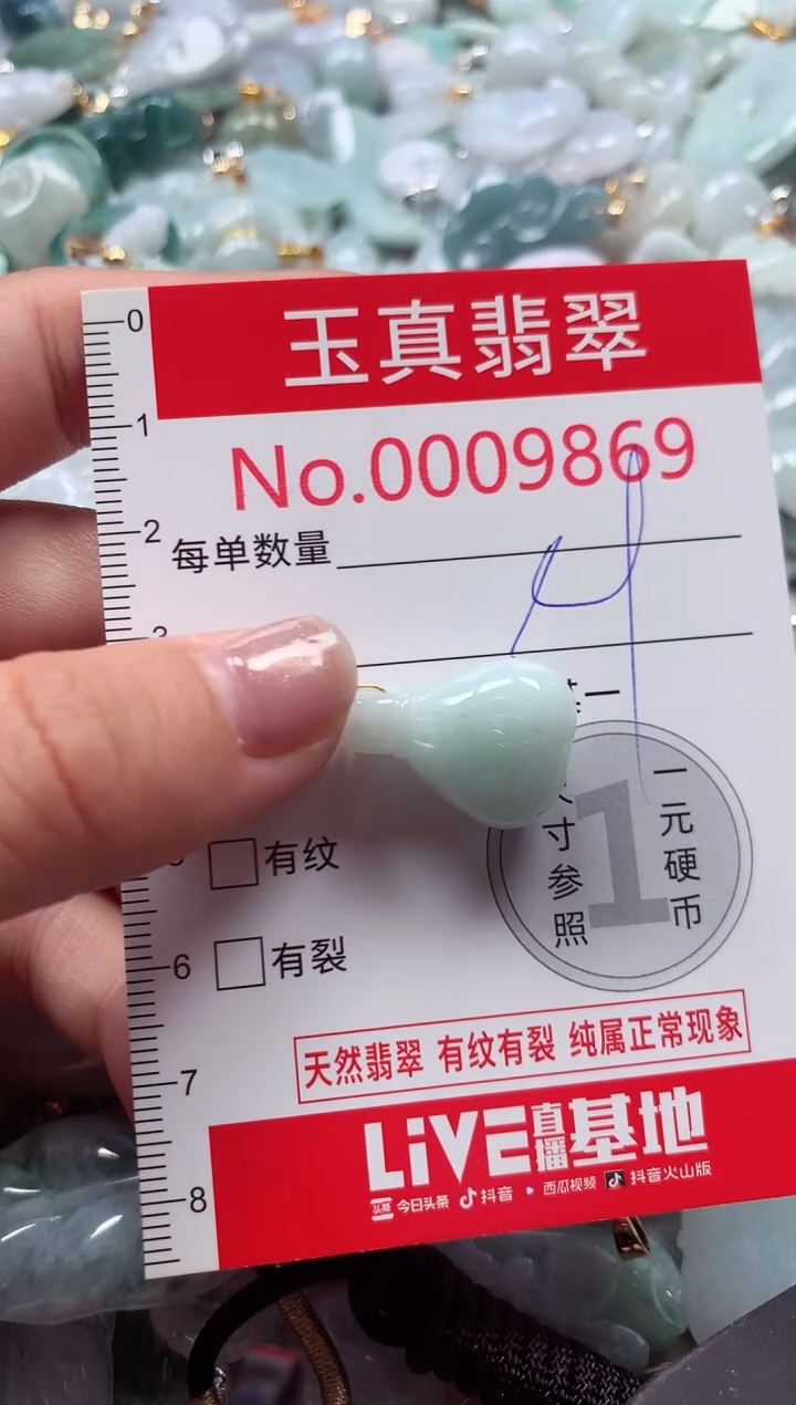 吊坠(不含链)未镶嵌翡翠9869
