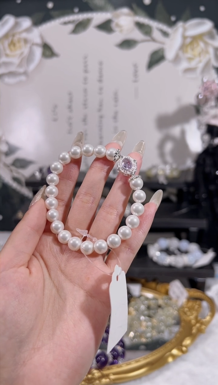 【闪购商品】水晶手链未镶嵌天然水晶默认微瑕 多样性发货发其一