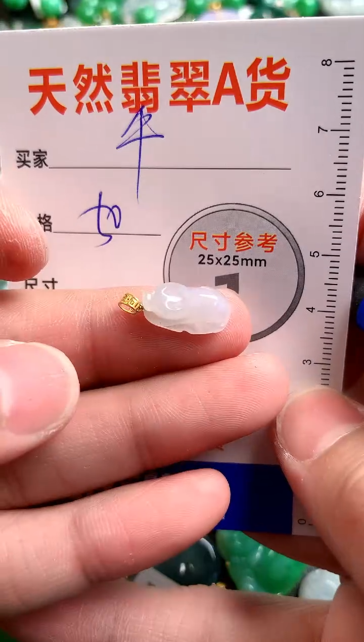 【闪购商品】翡翠颈饰18K金镶嵌14003476