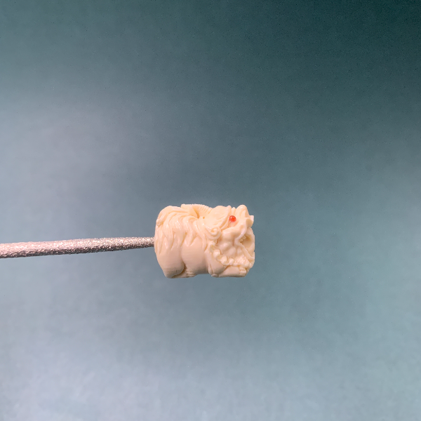 D1300天然猛犸牙貔貅配饰 支持鉴定 假一罚四